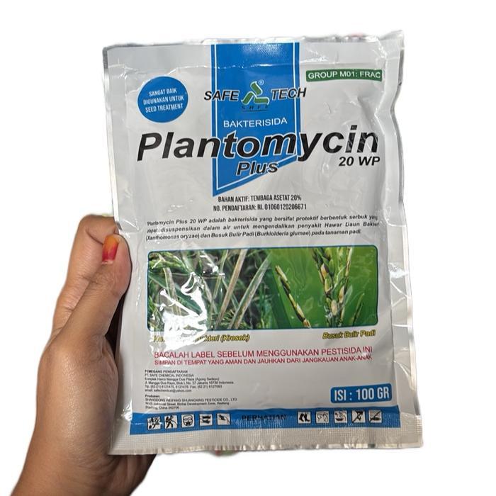 ` Bakterisida Tanaman PLANTOMYCIN 20WP isi 100gram
