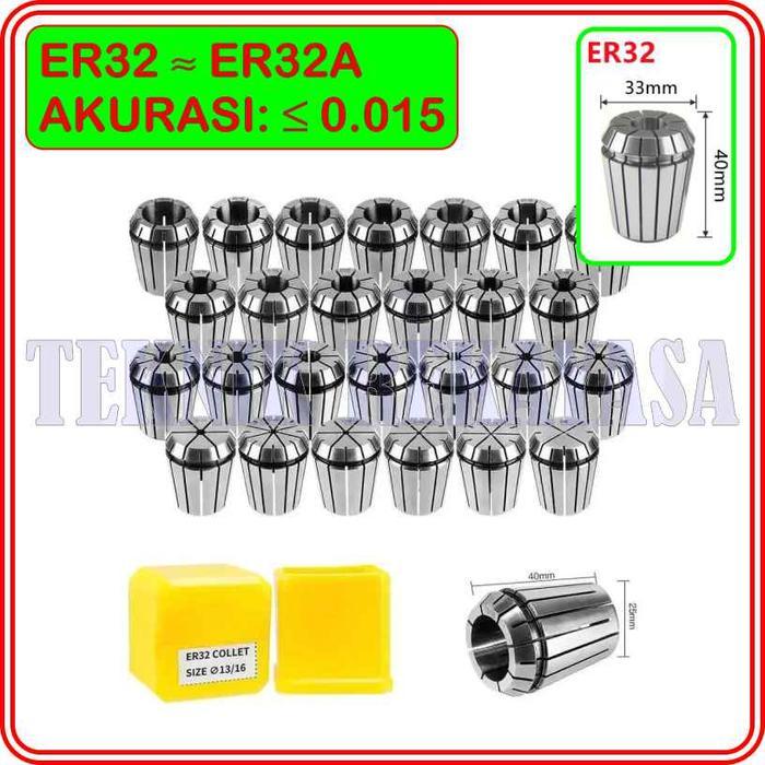 COLLET CHUCK ER32 / ER 32 / ER 32A / ER32A SPRING COLLET / COLLET CHUCK / CHUCK COLLET