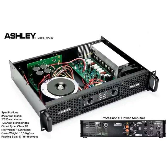 power amplifier ashley pa350 pa 350 original