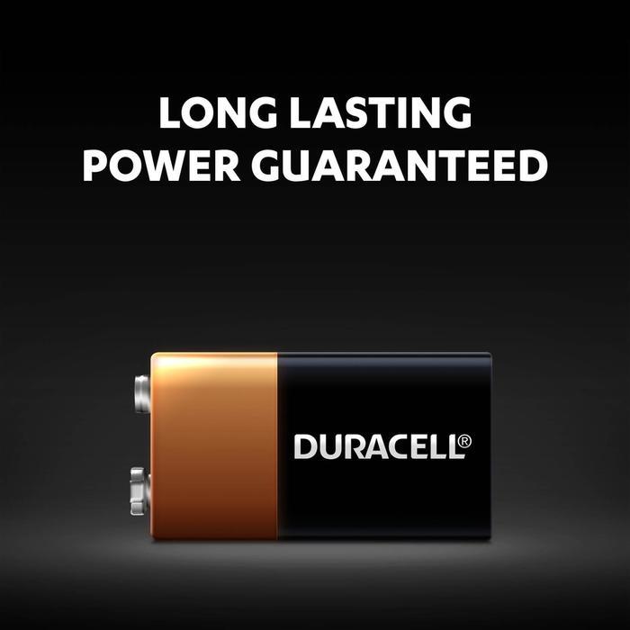 NEW PRODUK DURACE DURACELL 9V, BATERAI ALKALINE PERSEGI MN1604 UNTUK MULTIMETER DAN MIKROFON
