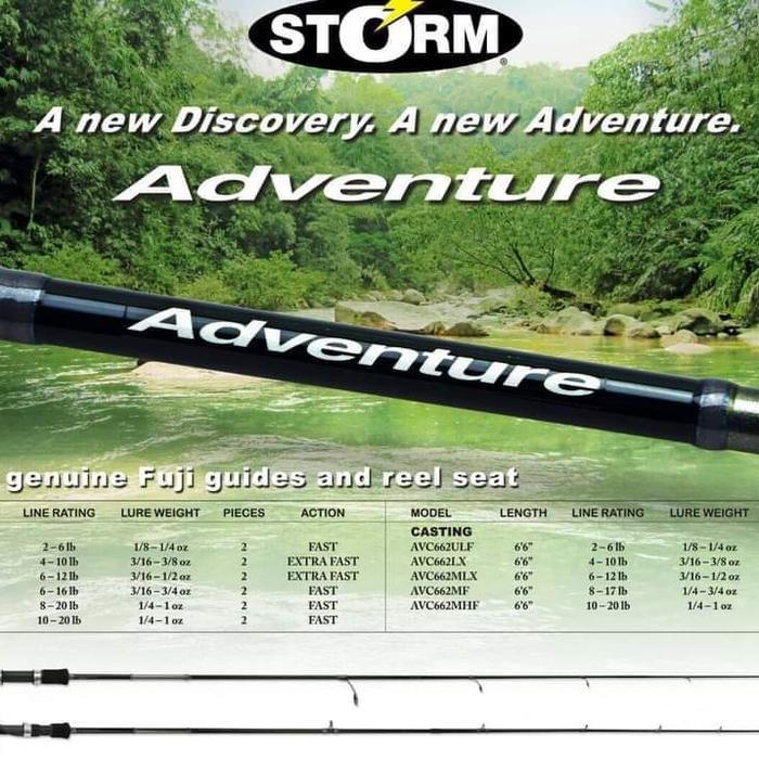 Joran Spinning Storm Adventure Gen 1 Fuji