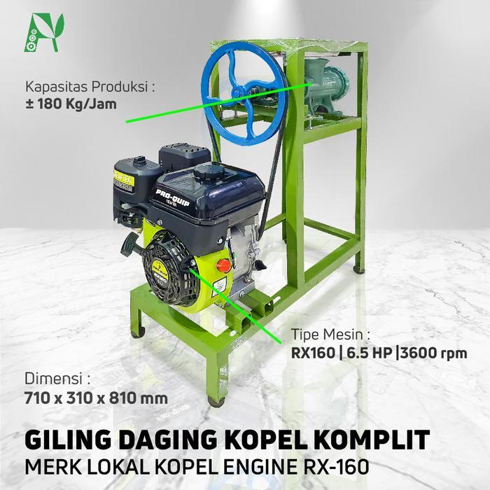 Giling Daging dan Bumbu Pecel Komplit Kopel Mesin RX160 SIAP PAKAI