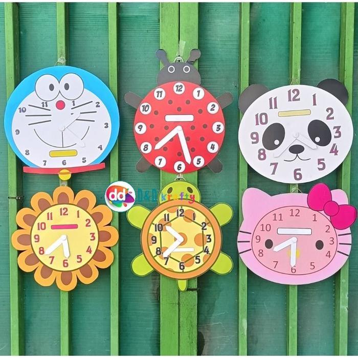 TERMURAH BAGUS PRAKARYA KERAJINAN DAUR ULANG DARI KARDUS (JAM DINDING) PROMO
