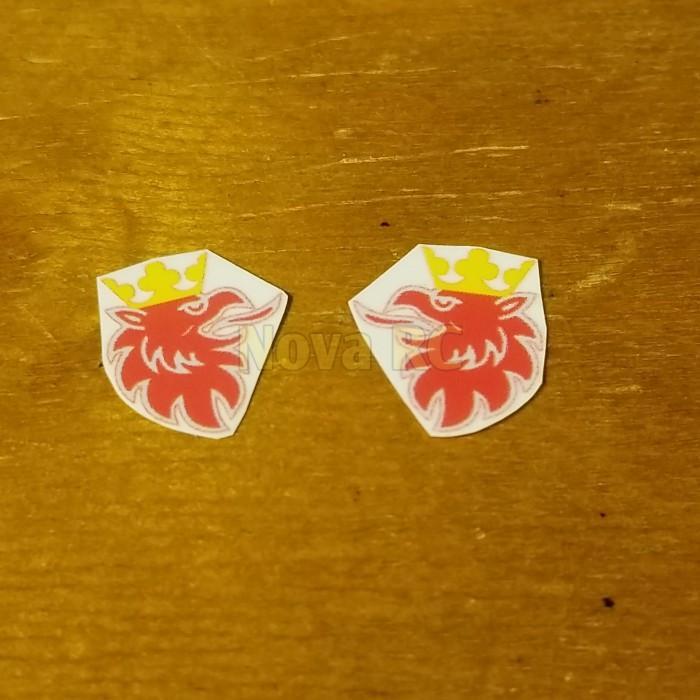 Set stiker SCANIA king untuk samping kanan kiri rc truck 1/14