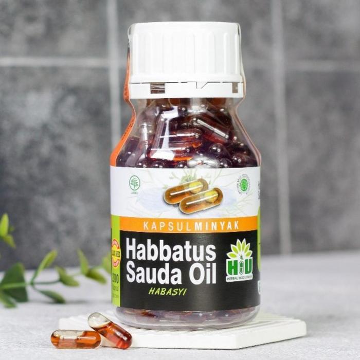 Sale Kapsul Minyak Habbatussauda Oil Hiu 200 Kapsul Asli Habasyi