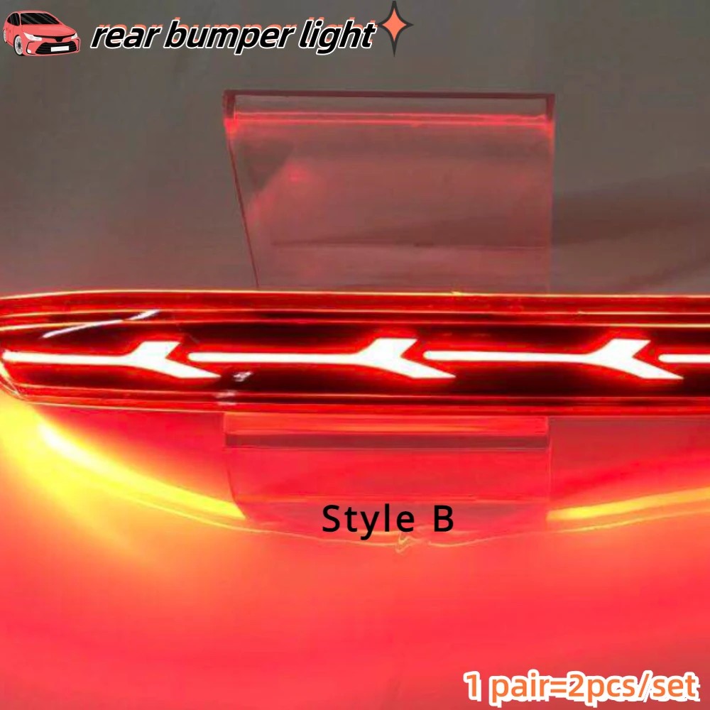 REAR BUMPER LIGHTS FOR TOYOTA INNOVA 2015 2016 2017 MULTI-FUNCTIONS CAR LED TAIL LIGHT FOG LAMP