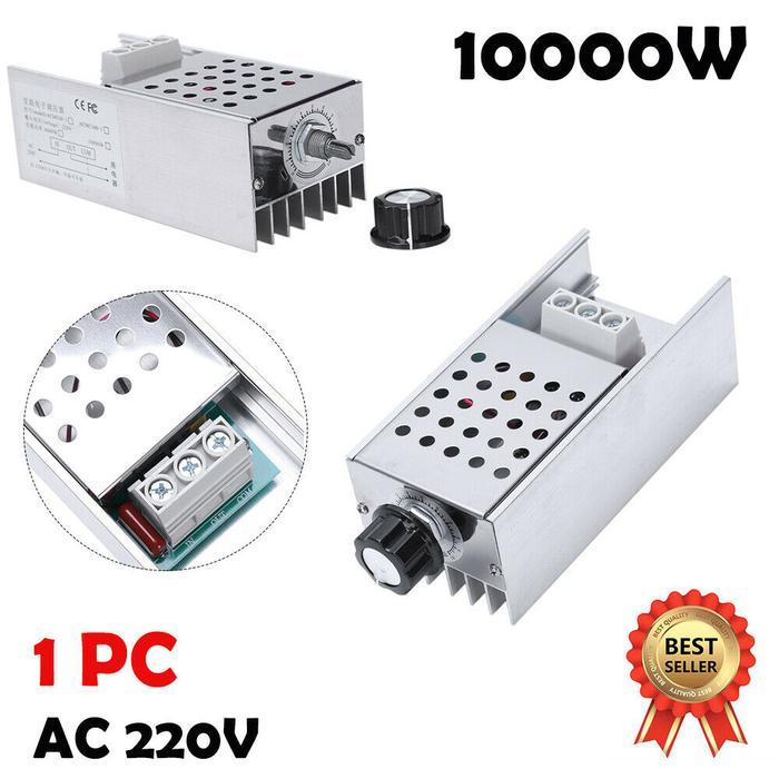 10000W 10000 Watt Scr Motor Speed Controller Lampu Led Dimmer 220V Ac