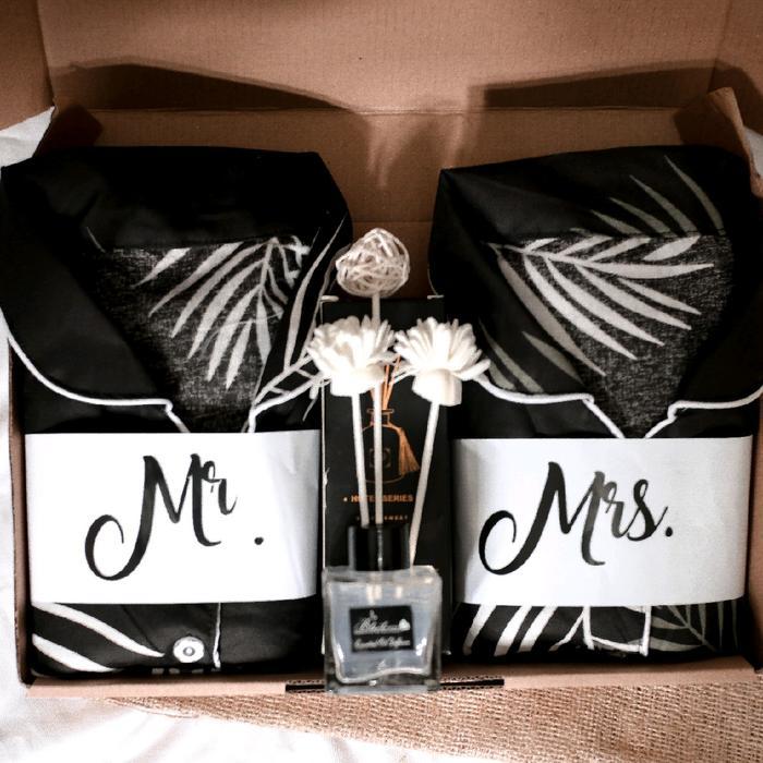 Hampers Wedding / Kado Nikah / Hampers Pernikahan / Seserahan / Hampers Piyama Couple / Baju Tidur