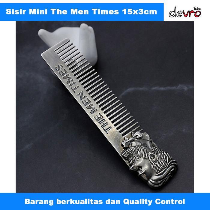 Sisir Rambut Mini The Men Times - Sisir Pria Portable Pocket Mustache Beard Comb MR4438
