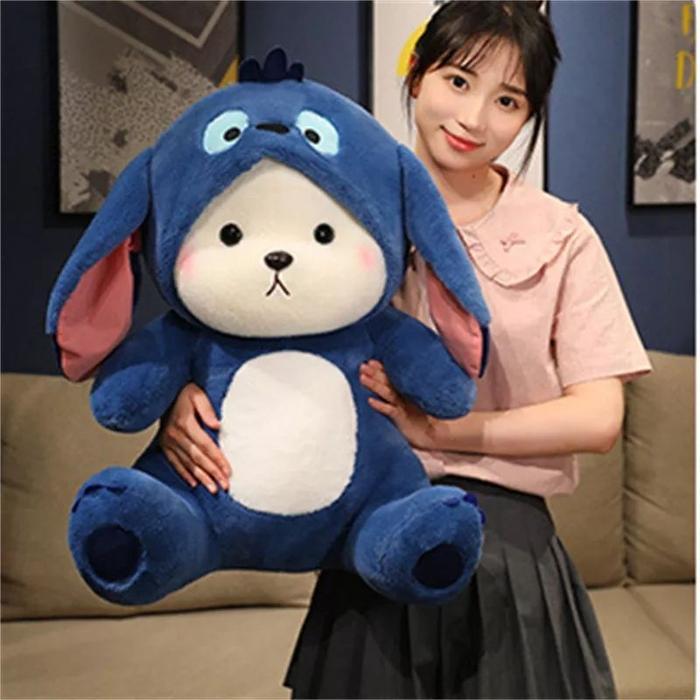 45 Cm Lucu Teddy Tales Bear Cosplay Manyo Boneka Teddy Bear Kupluk Tbk