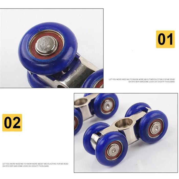 Roda Gantung Pintu Sliding 1 Set Roda Pintu Sliding Geser Roller Pintu Sliding Roda Rel Pintu Redy