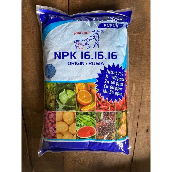 BISA COD Pupuk NPK 16-16-16 Pak Tani 1 Kg