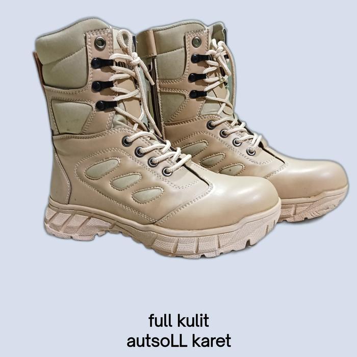 sepatu pdl cream/ sepatu tactical gurun/ sepatu boots safety