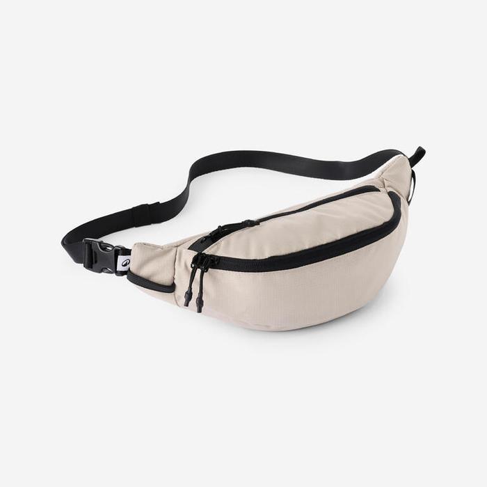 Decathlon FORCLAZ Tas Pinggang Multifungsi 2L Krem - 8917243