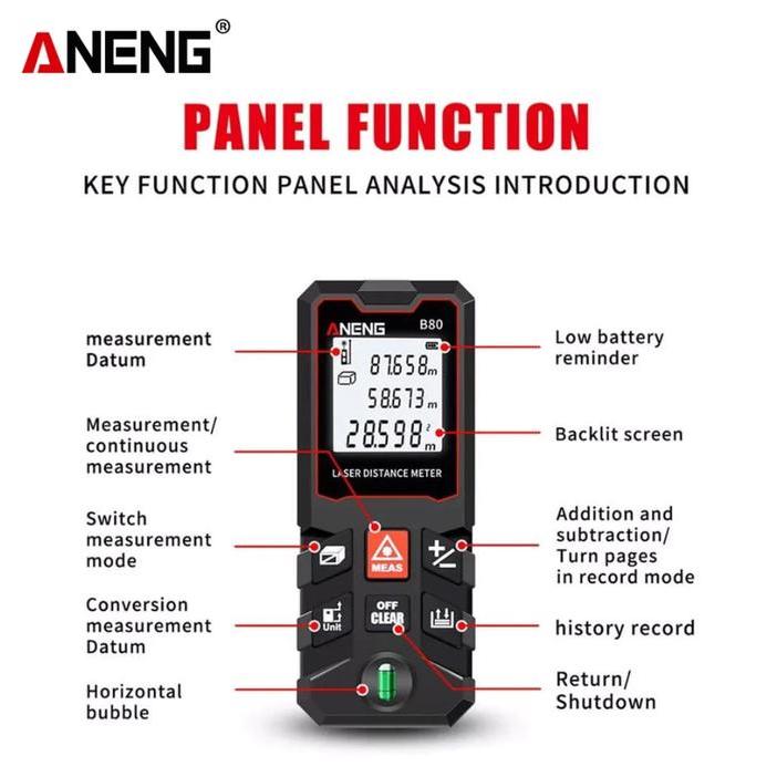 Terbaik Tk-36 Meteran Laser Distance Digital Lcd Distance Digital Meter Measure Pengukur Jarak Jauh