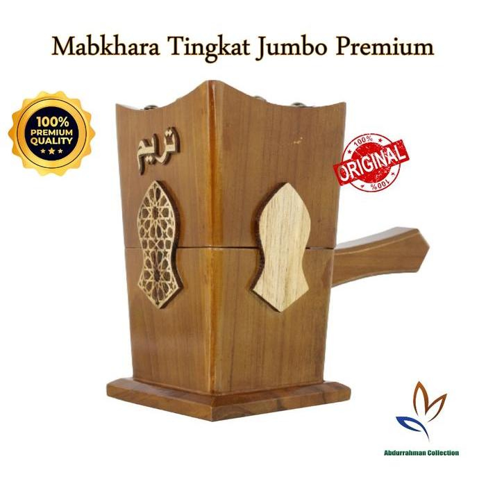 Mabkhara Prapen Tingkat Tarim Kayu Jati Premium Size Jumbo