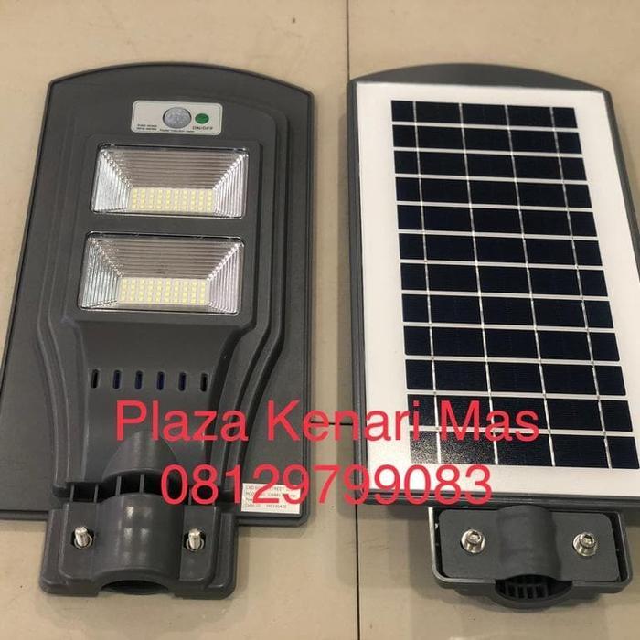 Lampu jalan led solar sell all in one / pju solar cel 40w 40 watt led