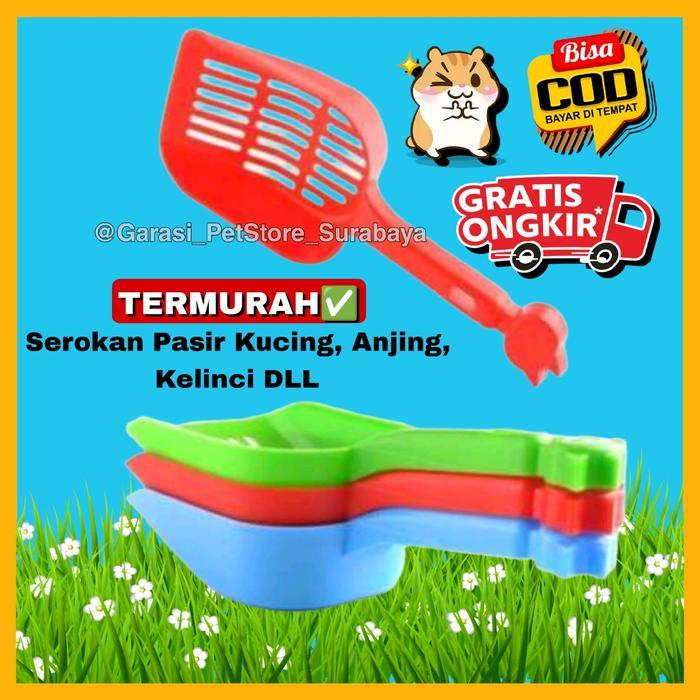 Promo Serokan Pasir Kucing Anjing Kelinci Sekop Pasir Kucing Serokan Kucing Sekop Kucing Sekop Pasir