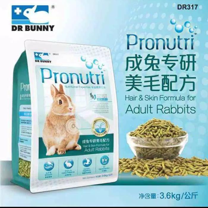 Dr Bunny Dr317 Pronutri Hair & skin Formula For adult Rabbit 3.6kg