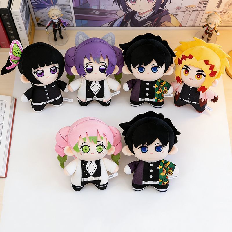 23cm Tomioka Giyuu Kocho Shinobu Hashibira Inosuke Tokitou Muichirou Demon Slayer Figure Plush