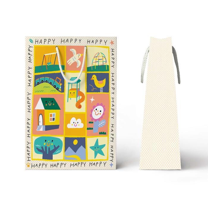 Capricorn Design Paper Bag Ulang Tahun Full Color Shopping Bag Everyday Tas Kado Aesthetic & Lucu -