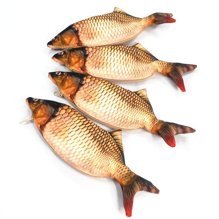 Tempat Pensil Ikan Mas Karper Unik Back To School Anak Hobby Ikan Hias Stationery