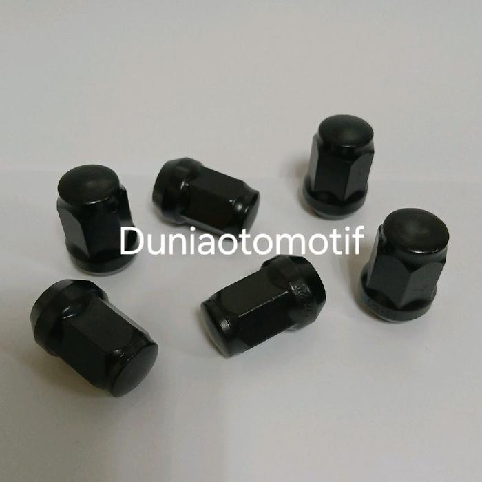 Mur Roda Mobil 1/2 RH Kunci 19 Hitam Untuk Rubicon, Jeep, Cherokee