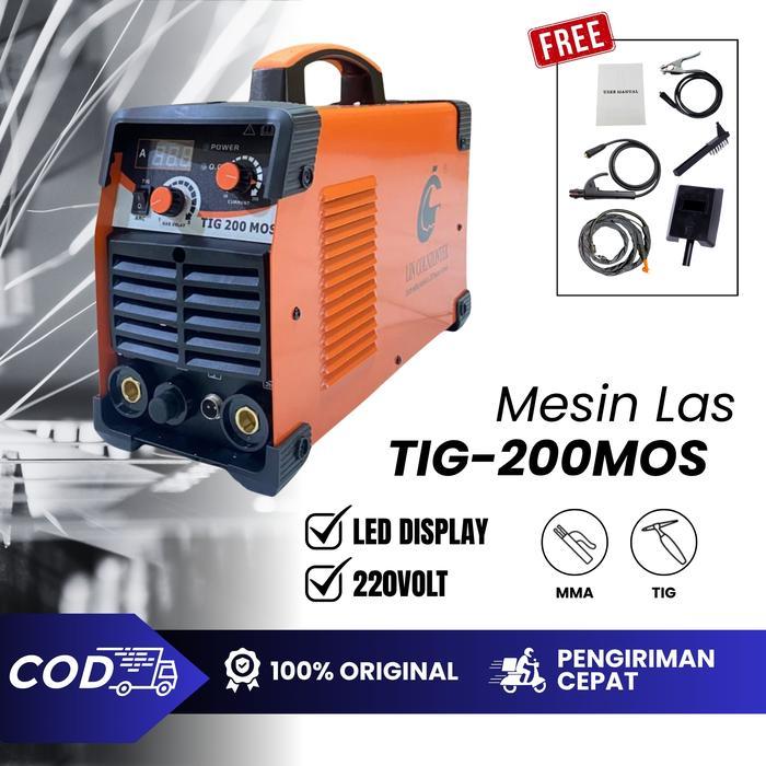 Mesin Las TIG-200MOS 200A Teknologi MOSFET untuk Stainless Steel