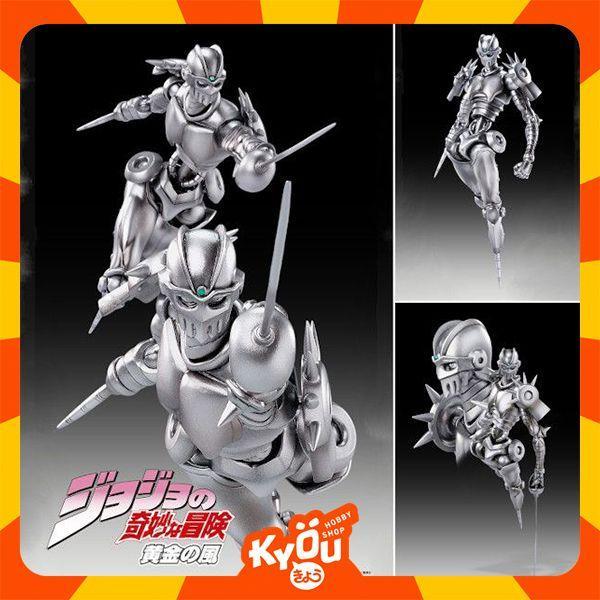 Ready Super Action Statue Figure Silver Chariot Jojo Golden Wind