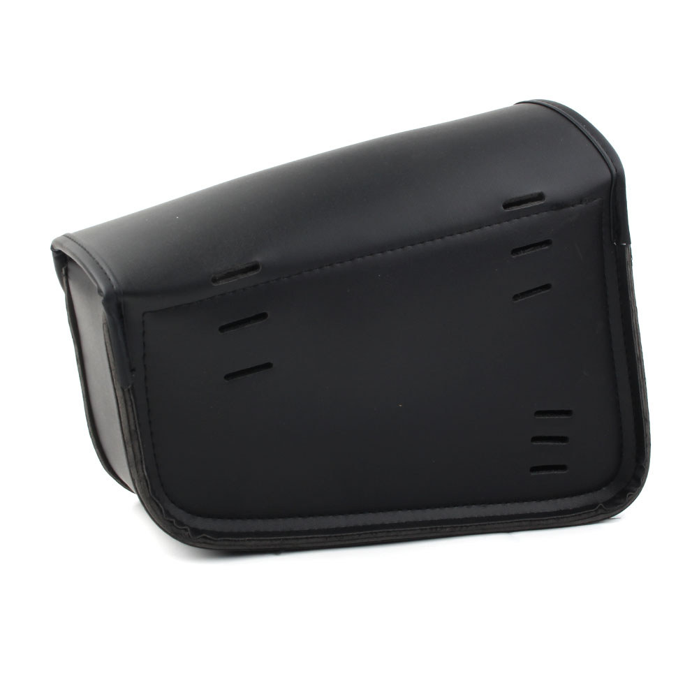 1PC BLACK MOTOR BAG SADDLEBAG PU LEATHER SADDLE BAG RIGHT SIDE FOR HARLEY DAVIDSON SPORTSTER XL883