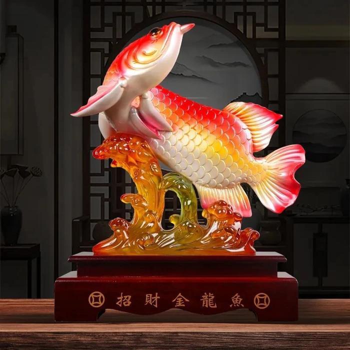BIG PROMO PAJANGAN Fengshui Pajangan Arwana Pajangan Arwana Merah Jumbo