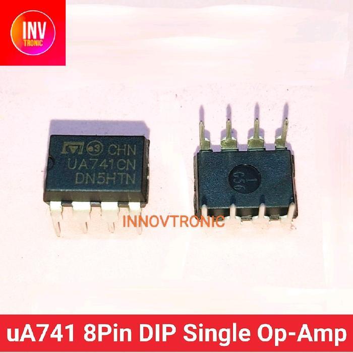 Ic Ua741 Ua 741 Rrt 8Pin Dip Single Op-Amp For Audio Mixer Amplifier