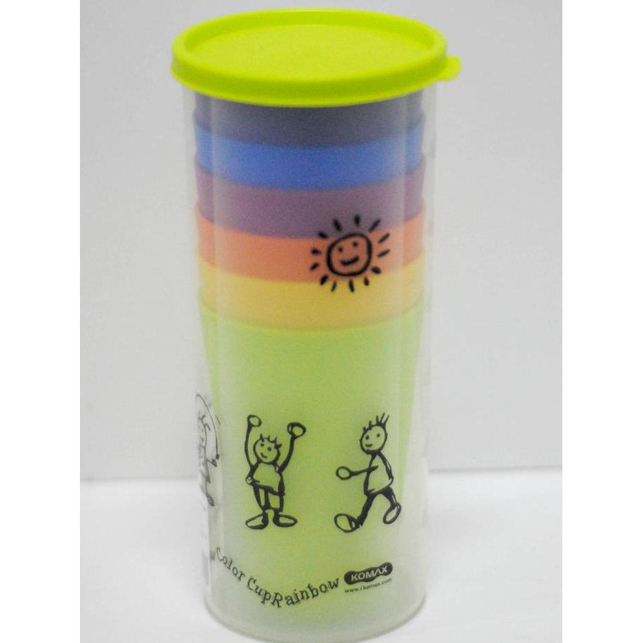 [KOMAX] Gelas Pesta Party Cup L Set KMX PC-L 6 Pcs Warna-warni Food Grade BPA Free FDA Approval