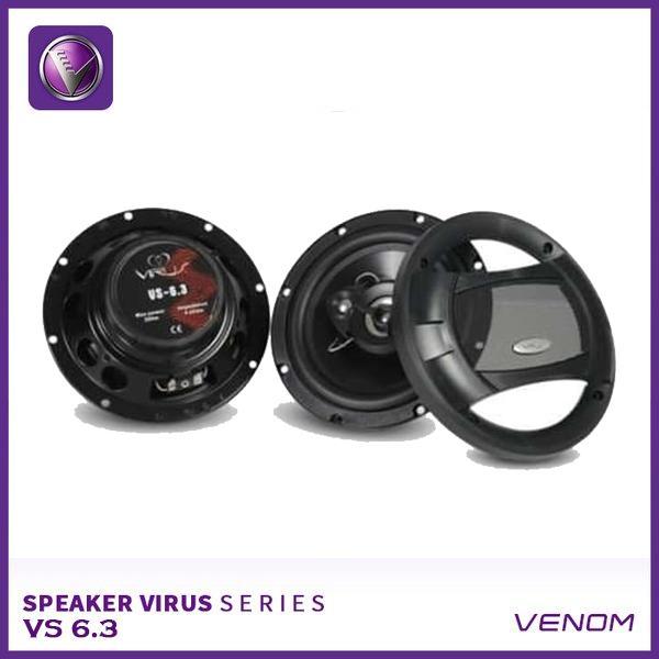 Speaker Coaxial Venom Virus Vs 6.3 6 Inch Built In Tweeter Pintu Mobil