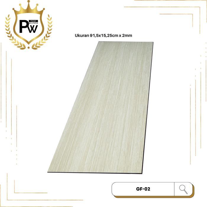 (COD) Lantai Vinyl Kayu / Wallpaper Lantai Vinyl Sticker Dengan Lem High Quality