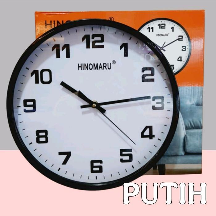 Jam dinding besar 30cm / 12inci Jam dinding Hinomaru besar