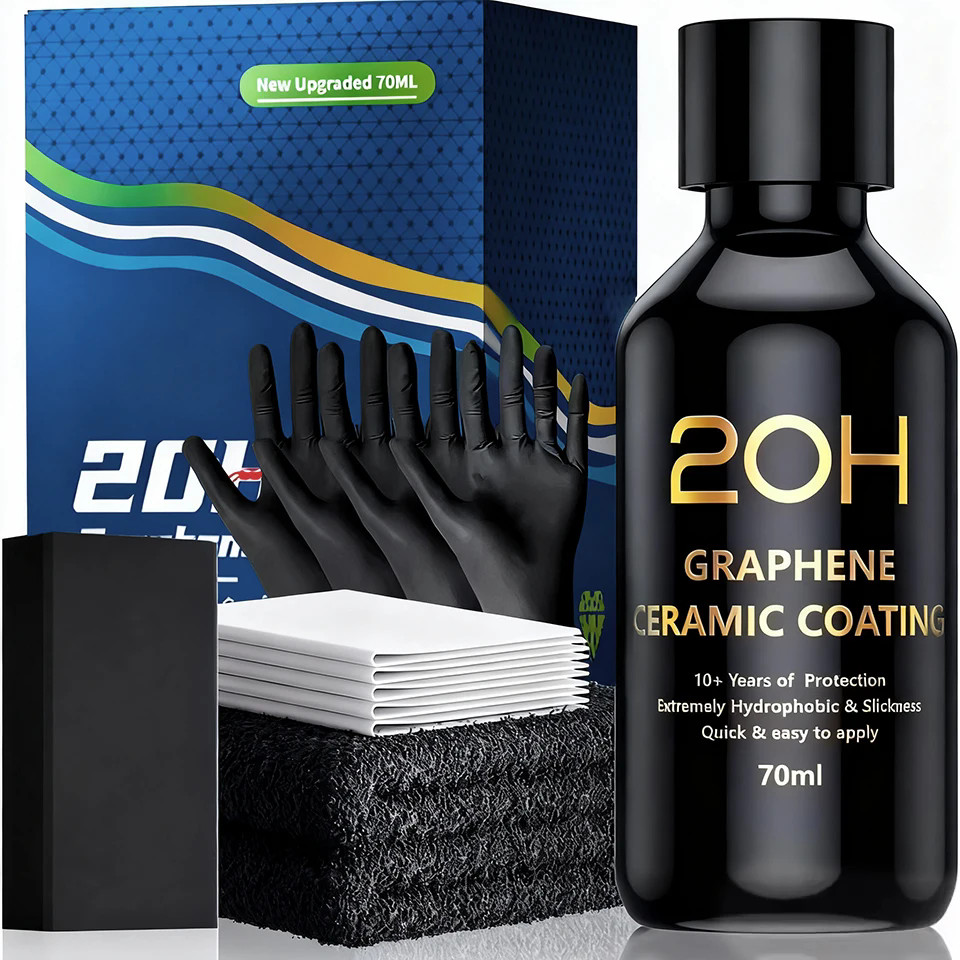 2026 Graphene Ceramic Coating 20H/12H with Self Healing UV Track Technology Car Detailing