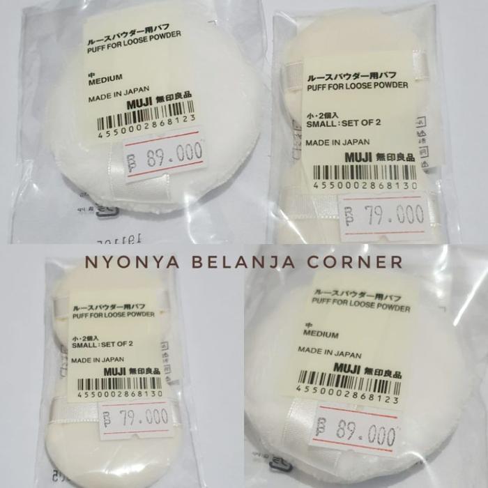 Muji Loose Powder Puff Sponge Cushion Puff Diskon Sell