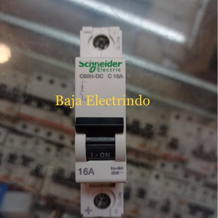 MCB C60H - DC C 16A 1P SCHNEIDER MCB DC 16A 1PHASE
