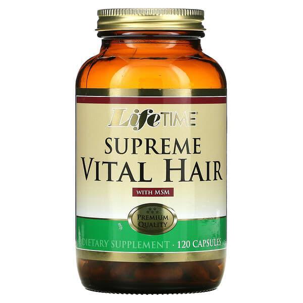 LifeTime Vitamins Supreme Vital Hair with MSM 120 Caps