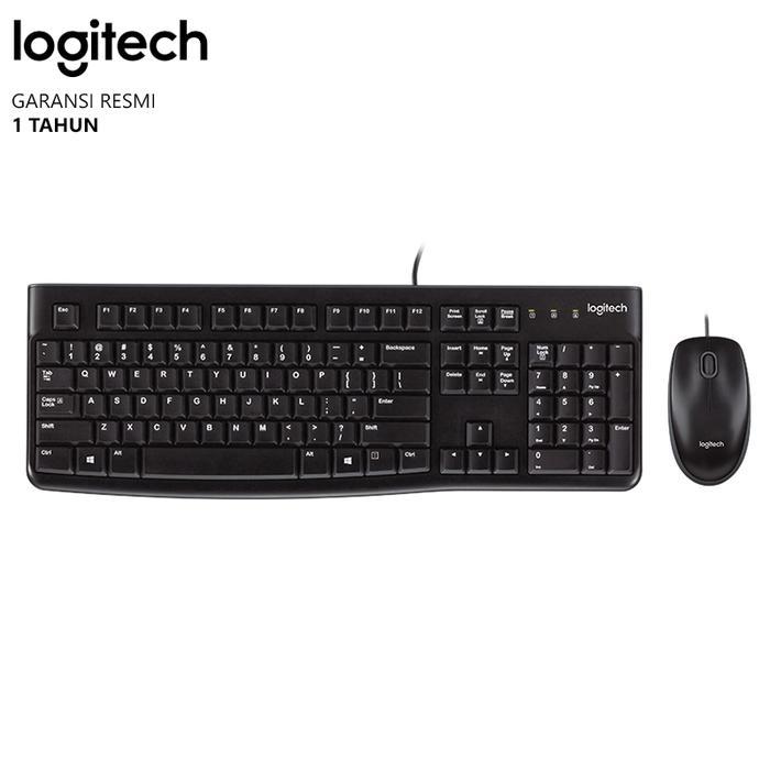 Logitech MK120 USB Keyboard dan Mouse Combo
