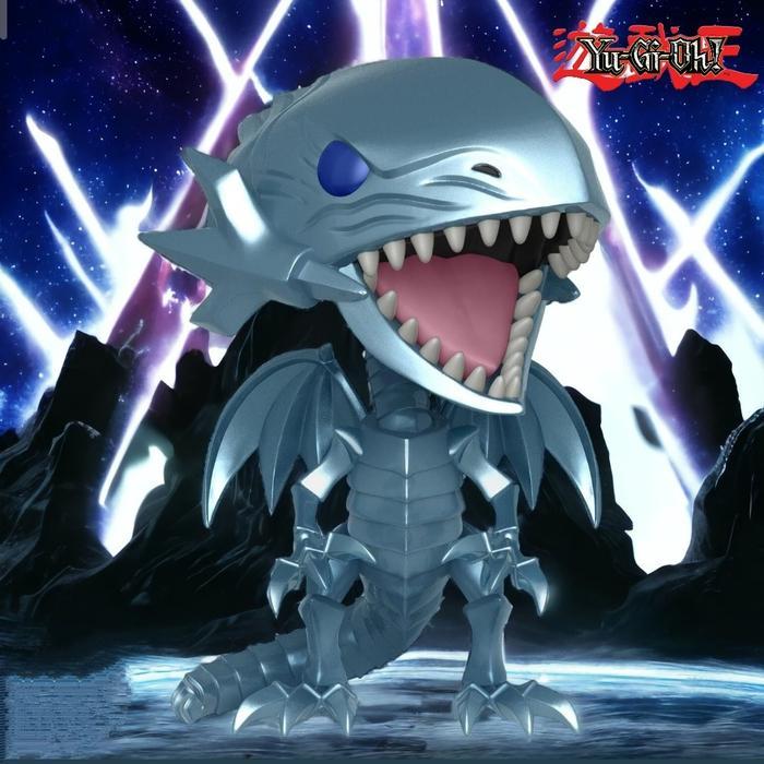 HOT SALE!!! ORIGINAL FUNKO POP YU-GI-OH! BLUE-EYES WHITE DRAGON YUGIOH BLUE EYES TERMURAH