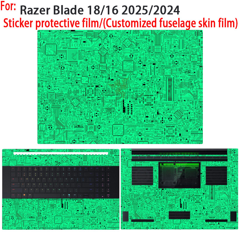 For New Razer Blade 18"/16 14 2025/2026 customized skins Sticker protective film