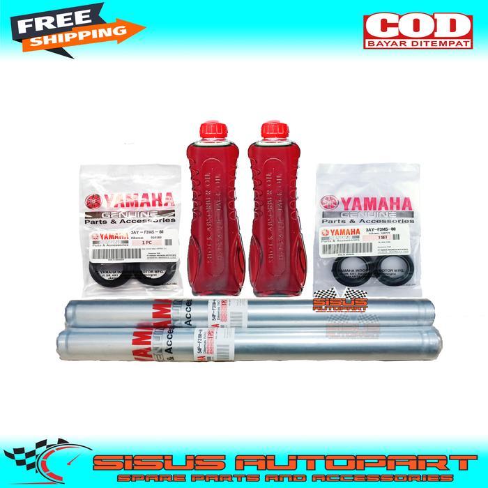 Paket As Shock Depan Mio J Mio Gt 115 Soul Gt 115 Fino 115 / As Shock+Seal Shock+Tutup Abu+Oli Shock