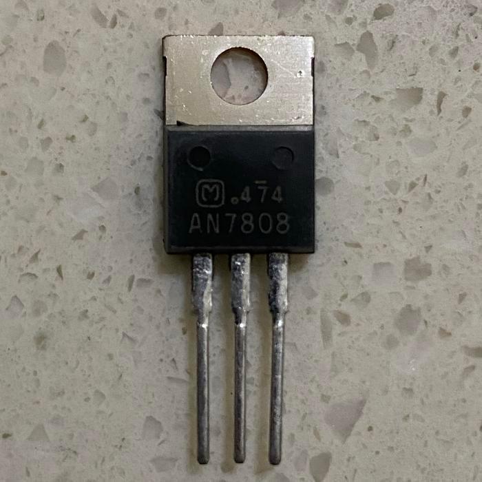 IC AN 7808 - Komponen Elektronik Merek Original Matsushita 3 Pin