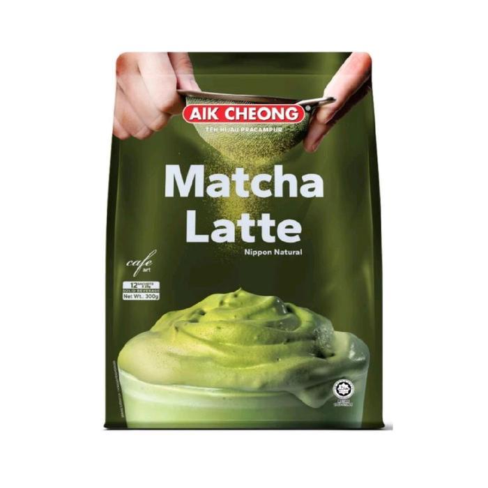 (PROMO) AIK CHEONG CAFE ART MATCHA LATTE MALAYSIA (12 SACHET)