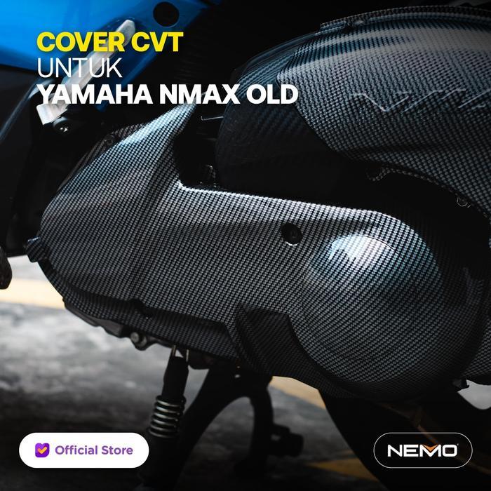 Penutup CVT Motor Nmax 2016-2019 Bahan ABS Carbon