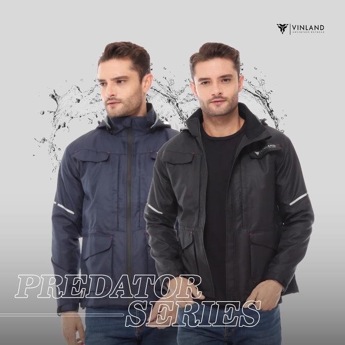 Jaket Motor Pria Tebal Waterproof VINLAND PREDATOR