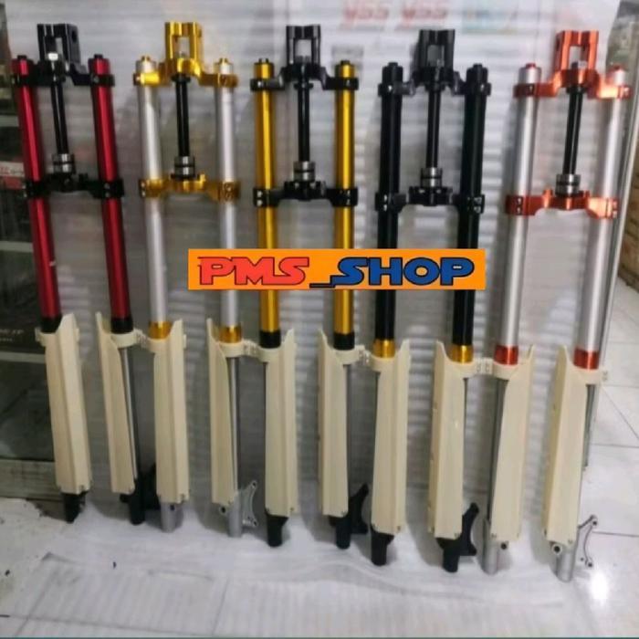 UP SIDE DOWN USD KLX 150 DTRACKER FULL CNC MERK SCARLET UPSIDEDOWN KLX USD KLX 150 / DTRACKER /
