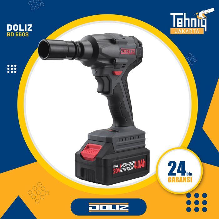 Doliz Bd550S Mesin Pembuka Baut Baterai / Cordless Impact Wrench Bd550S Doliz Special Edition High